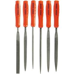 Σετ από Λίμες Black & Decker bdht0-22270 6 Τεμάχια Γεωμετρικά στοιχεία