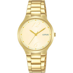 Lorus Classic Γυναικείο Ρολόι με Χρυσό Μεταλλικό Μπρασελέ RG208UX9