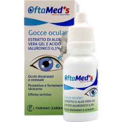 OftaMed's Eye Drops Aloe Vera & Ηyaluronic Acid 10ml