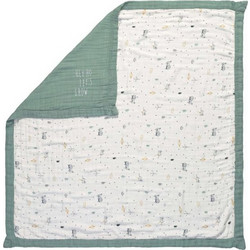 Laessig Garden Explorer Κουβέρτα Αγκαλιάς Bamboo Petrol 100x100cm