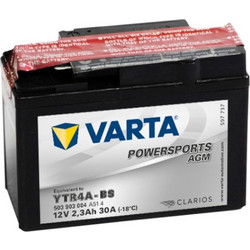 Varta Μπαταρία Μοτοσυκλέτας YTR4A-BS 30A 2.3Ah