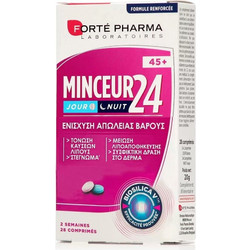 Forte Pharma Minceur 24 45+ Fort Συμπλήρωμα Διατροφής 28 Ταμπλέτες