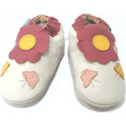 Minifeet Βρεφικά Slip Ons Αγκαλιάς Λευκά 15083