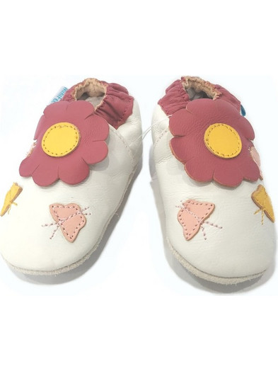 Minifeet Βρεφικά Slip Ons Αγκαλιάς Λευκά 15083