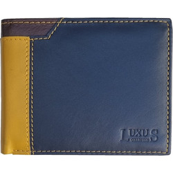 Luxus LX 5221, Δερμάτινο, Τρίχρωμο, Μπλε