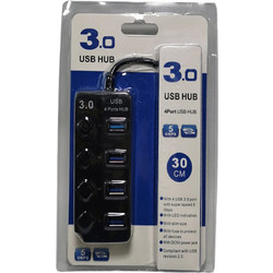 HQ-4 USB Hub 3.0 USB-A με 4 Θύρες USB-A
