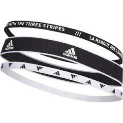 ADIDAS TRAINING HEADBAN 3 PER PACK BLACK-WHITE UNISEX