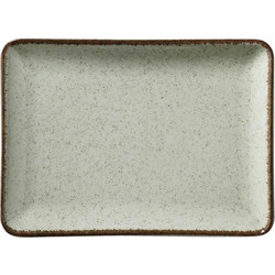Πιατέλα Πορσελάνης Kutahya Mood P03 Πράσινο 27x20cm