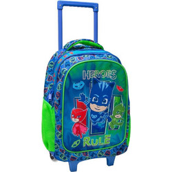 Must Pj Masks Heroes Rule Σχολική Τσάντα Τρόλεϊ Δημοτικού Μπλε 484286