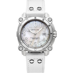 Hamilton Khaki Belowzero Automatic White Leather Strap H78595913