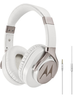 Motorola Pulse Max Ενσύρματα Ακουστικά Over Ear Λευκά