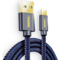 Charging Cable Remax Micro USB Blue 1.2m Cowboy RC-096m