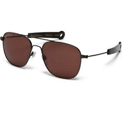 Hally&son DH506 S03 Γυαλιά Ηλίου Τετράγωνα Μεταλλικά Χρυσά με Καφέ Φακό