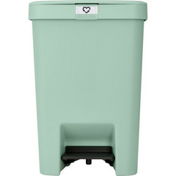 Brabantia 1008484 Stepup Κάδος Απορριμμάτων Πράσινος με Πεντάλ 25lt Jade Green
