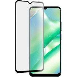 Full Glue Tempered Glass 5D for Realme C33 black frame