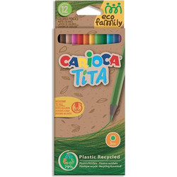 Carioca Eco Family Tita Ξυλομπογιές Σετ 12x12τμχ