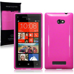 Θήκη TPU Gel για HTC Windows Phone 8X Ρόζ (OEM)