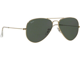Ray-Ban RB3026 L28/46 Ανδρικά Γυαλιά Ηλίου Aviator Μεταλλικά Μαύρα με Μαύρο Polarized Φακό