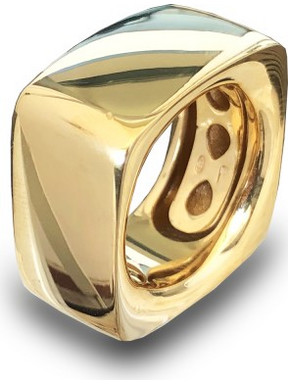 LABRIORO Δαχτυλίδι από Ασήμι 925 Gold (Μέγεθος:54) Art.1046