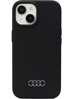 Audi Silicone Case for iPhone 15 Plus - black
