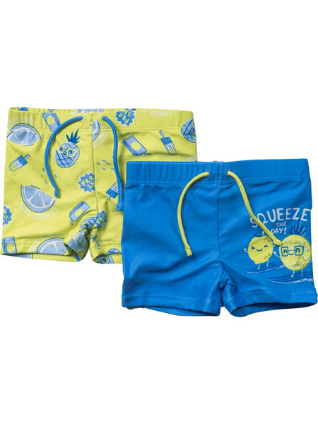 Mayoral Σετ Βρεφικό Μαγιό Boxer για Αγόρι Γαλάζιο Lime 24-01659-040