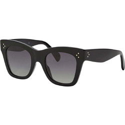 Celine CL4004I/N 01D Γυναικεία Γυαλιά Ηλίου Πεταλούδα Κοκάλινα Μαύρα με Μαύρο Polarized Φακό