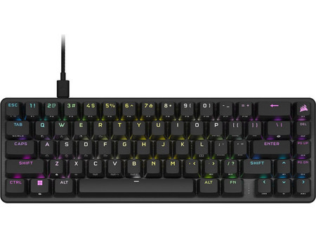 Corsair K65 Pro Mini Μηχανικό Gaming Πληκτρολόγιο 65% με Corsair OPX Διακόπτες RGB Black