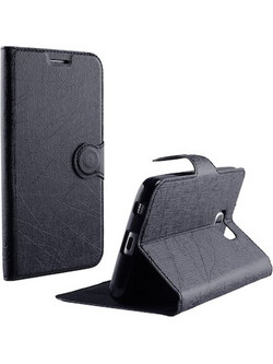 Θήκη Sony Xperia E3 - Volte-Tel Line Leather TPU Book - Black