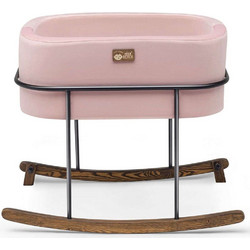 Κούνια Βρεφική Hier 676HDS1135 90x58x70cm Pink-Black Βρεφικό