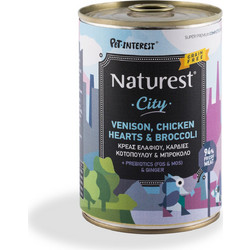 Pet Interest Naturest City Venison, Chicken & Broccoli 400gr