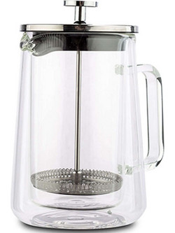 Καφετιέρα Με Έμβολο Acer 10-225-025 17x15,5x24cm 1000ml Clear Nava Ατσάλι,Γυαλί