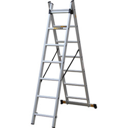Prostep Διπλή Σκάλα Αλουμινίου 2x7 Σκαλοπάτια PS1120