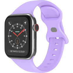 Techsuit Watchband W031 Λουράκι Σιλικόνης Purple (Apple Watch 42 / 44 / 45mm)