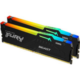 Kingston Fury Beast RGB 32GB (2X16GB) DDR5 RAM 6400MHz C32 Black RGB EXPO