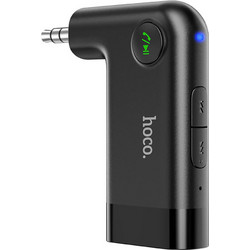 Hoco Audio Adapter Bluetooth Dawn, Sound V.5.0, Aux Jack 3.5mm - ΜΑΥΡΟ - E53