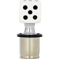 Αναπτήρας Αυτοκινήτου 12 Volt Race Sport Ζάρι Λευκό LGT5000 UNIVERSAL RΑCΕSΡΟRΤ