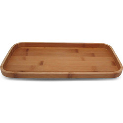 Coincasa διακοσμητικός δίσκος από bamboo 2 x 30 x 15 cm - 006709062 Καφέ