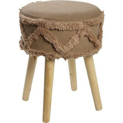 Σκαμπό VOP112 32X32X41cm Brown Espiel