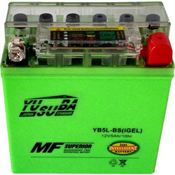 Yusuba Μπαταρία Μοτοσυκλέτας YB5L-BS 80A 5Ah