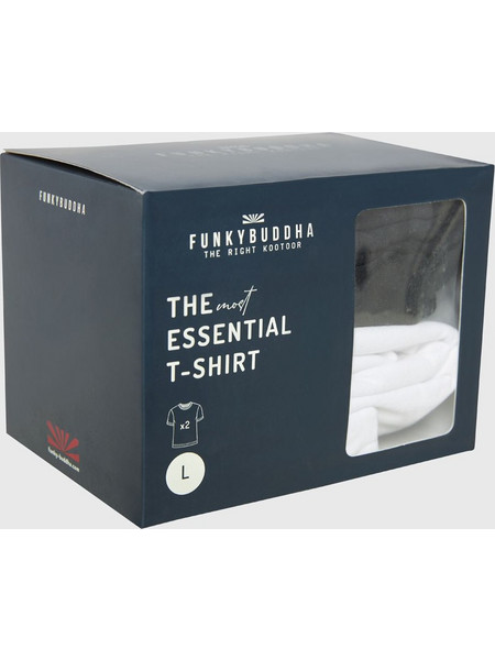 Ανδρικά μονόχρωμα t-shirts (σετ 2 τεμ.) FBM009-351-04_MULTI
