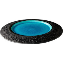 Πιάτο gourmet πορσελάνης φ23cm φ14 6cm εσωτερικά Studio Raw Σετ 6 c477150