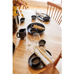 Μπολ για σάλτσα σόγιας stoneware μαύρο 100 ml Nordic kitchen
