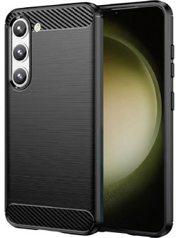 Spacecase Carbon - Θήκη Σιλικόνης - Samsung Galaxy S23 - Black (5905123461262)