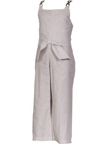 M&B Kid's Fashion Φόρμα Ολόσωμη καφέ ριγέ 2404