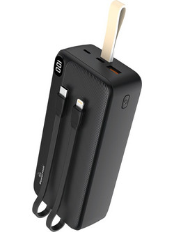 Powertech Power Bank 30000mAh 22.5W με Θύρα USB-A Black