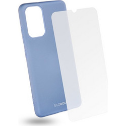 EGOBOO backcover for Samsung A32, Light Violet + Tempered Glass
