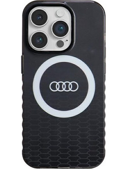 Audi IML Big Logo MagSafe case for iPhone 14 Pro - black