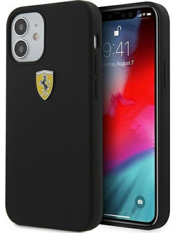 Ferrari On Track Silicone Θήκη Black (iPhone 12 mini)