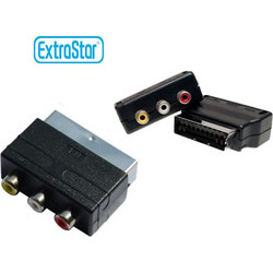 Αντάπτορας Scart σε 3 RCA JACK mini type SI1007 ExtraStar