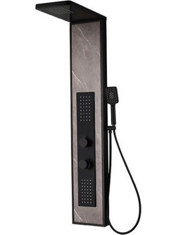Karag Nios S9237-4 Black Στήλη Υδρομασάζ